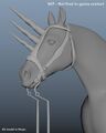 Draft of potential Gen 3 model friesian exclusive bridle before it's release