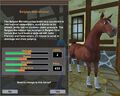 The Belgian Warmblood as it appears in Star Stable