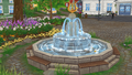 New appearance, center fountain