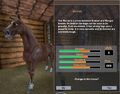 The Flaxen Chestnut Morab as it appears in Star Stable: The Autumn Rider